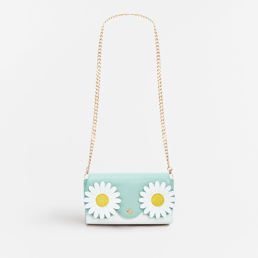 Skinnydip Green Daisy Cross Body Bag