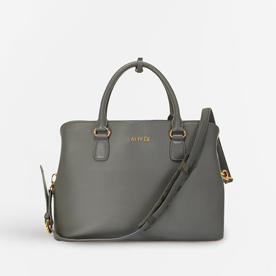 Any Di designer Bag M Khaki leather handbag laptop bag