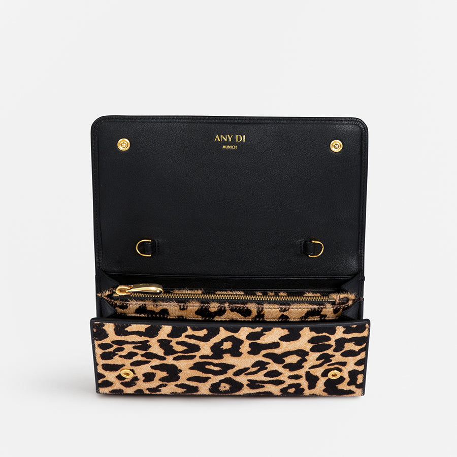 ANY DI Bag S Black Leopard Designer Handbang Designer Wallet