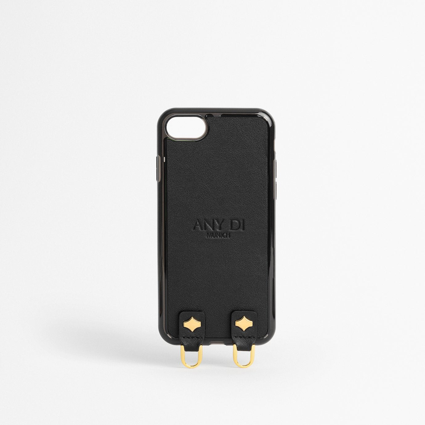 Luxury | Lanyard Case Cell Case Leather Phone Phone Black