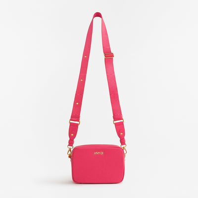 ANY DI Box Bag Fuchsia Designer Handbag